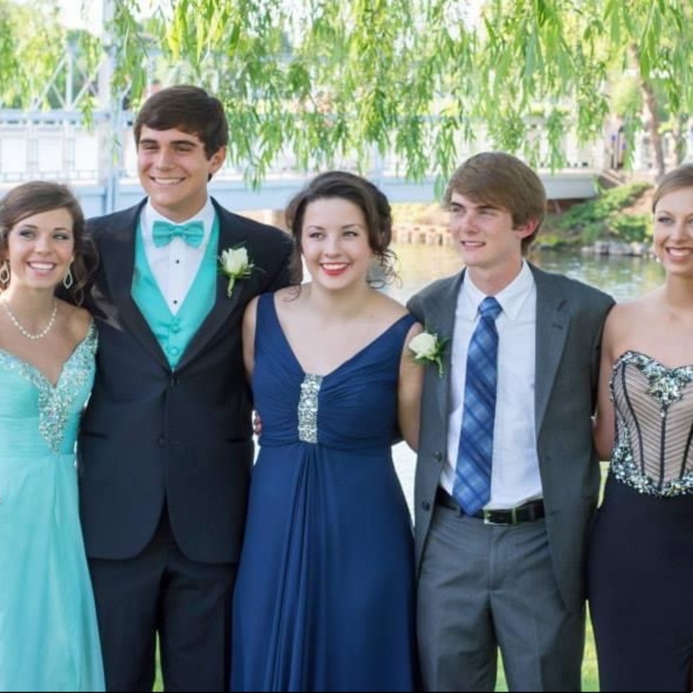 Navy Blue Formal Dress
